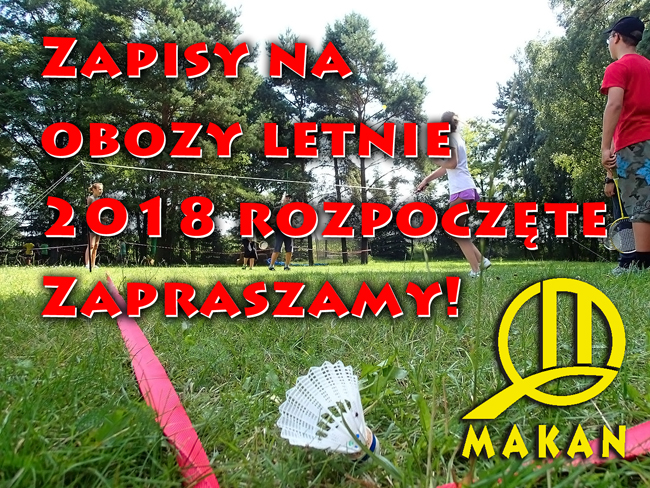 Lato 2018 zapisy trwaja
